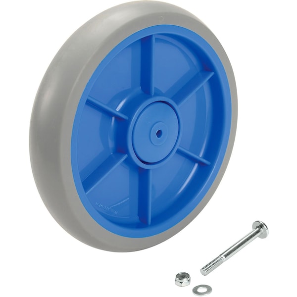 Replacement 7in Wheel with Screw & Nut for Model 241301 Folding Hand Carts